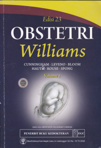 Obstetri Williams = Williams obstetrics (volulme 1)