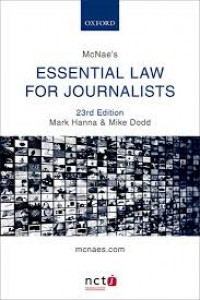 McNae's essential law for journalists