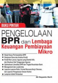 Buku pintar pengelolaan BPR dan lembaga keuangan mikro