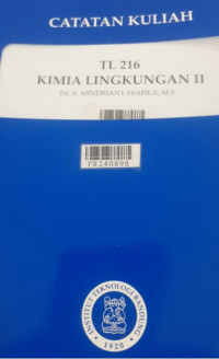 Catatan kulah : TL 216 kimia lingkungan II