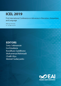 ICEL 2019 : proceedings of 1st ICEL International Conference on Advances in Education, Humanities, and Language
