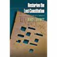 Restoring the lost constitution: The presumtion of liberty