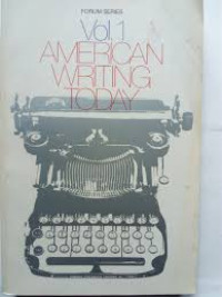 American writing today Vol.1