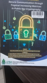Secure communication through tropical increasing matrices in public key cryptography